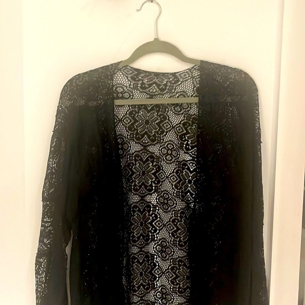 Lace little cover up- for office, beach or a night out.